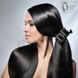 Jet Black PU Tape in Hair